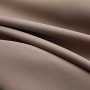 Cortinas opacas con anillas de metal 2 pzs gris topo 140x225 cm