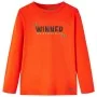 Kinder Langarmshirt in leuchtendem Orange, Größe 128. von vidaXL, Kinder-T-Shirts - Ref: Foro24-12897, Preis: 8,30 €, Rabatt: %