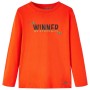 Kinder Langarmshirt in leuchtendem Orange, Größe 128. von vidaXL, Kinder-T-Shirts - Ref: Foro24-12897, Preis: 8,39 €, Rabatt: %