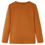 Camiseta infantil de manga larga color coñac 92 by vidaXL, Kids T-shirts - Ref: Foro24-12834, Price: 8,54 €, Discount: %