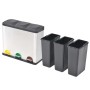 Recycling- und Mülleimer mit Pedal aus Edelstahl, 54 l von vidaXL, Mülltonnen und Mülltonnen - Ref: Foro24-50602, Preis: 179,...