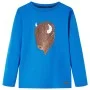 Langärmeliges Kinder-T-Shirt in Kobaltblau, Größe 128. von vidaXL, Kinder-T-Shirts - Ref: Foro24-13007, Preis: 8,30 €, Rabatt: %