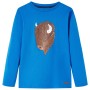 Langärmeliges Kinder-T-Shirt in Kobaltblau, Größe 128. von vidaXL, Kinder-T-Shirts - Ref: Foro24-13007, Preis: 8,39 €, Rabatt: %