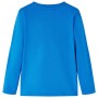 Camiseta infantil de manga larga azul cobalto 128 de vidaXL, Camisetas para niños - Ref: Foro24-13007, Precio: 8,39 €