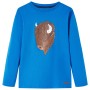 Langärmeliges Kinder-T-Shirt in Kobaltblau, Größe 104. von vidaXL, Kinder-T-Shirts - Ref: Foro24-13005, Preis: 8,39 €, Rabatt: %