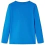 Camiseta infantil de manga larga azul cobalto 104 by vidaXL, Kids T-shirts - Ref: Foro24-13005, Price: 8,30 €, Discount: %