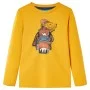 Camiseta infantil de manga larga color ocre 140 by vidaXL, Kids T-shirts - Ref: Foro24-12758, Price: 8,52 €, Discount: %