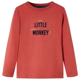 Kinder Langarmshirt rot 128 von vidaXL, Kinder-T-Shirts - Ref: Foro24-13032, Preis: 8,30 €, Rabatt: %