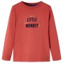 Camiseta infantil de manga larga rojo 128 de vidaXL, Camisetas para niños - Ref: Foro24-13032, Precio: 8,39 €, Descuento: %
