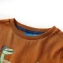 Langärmeliges Kinder-T-Shirt in Cognac-Farbe, Größe 116. von vidaXL, Kinder-T-Shirts - Ref: Foro24-12836, Preis: 8,45 €, Raba...