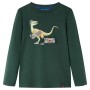 Kinder Langarmshirt in Dunkelgrün, Größe 116. von vidaXL, Kinder-T-Shirts - Ref: Foro24-12841, Preis: 9,60 €, Rabatt: %