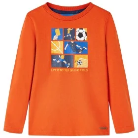 Kinderlangarmshirt in Orange, Größe 104. von vidaXL, Kinder-T-Shirts - Ref: Foro24-12705, Preis: 8,30 €, Rabatt: %