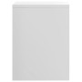 Mesitas de noche 2 uds madera contrachapada blanco 40x30x40 cm de vidaXL, Mesitas de noche - Ref: Foro24-800022, Precio: 45,9...