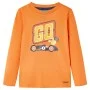 Camiseta infantil de manga larga naranja oscuro 116 by vidaXL, Kids T-shirts - Ref: Foro24-13066, Price: 9,76 €, Discount: %
