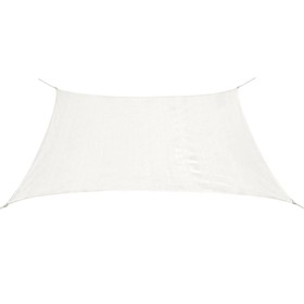 Toldo de vela rectangular HDPE 2x4 m blanco de vidaXL, Sombrillas - Ref: Foro24-43016, Precio: 33,69 €, Descuento: %