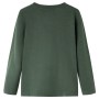 Langärmeliges dunkelgrünes Kinder-T-Shirt in Größe 128. von vidaXL, Kinder-T-Shirts - Ref: Foro24-13072, Preis: 8,39 €, Rabat...