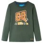 Kinder Langarmshirt in Dunkelgrün, Größe 104. von vidaXL, Kinder-T-Shirts - Ref: Foro24-13070, Preis: 8,30 €, Rabatt: %