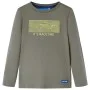 Kinder Langarmshirt in Khaki, Größe 92. von vidaXL, Kinder-T-Shirts - Ref: Foro24-13109, Preis: 8,30 €, Rabatt: %