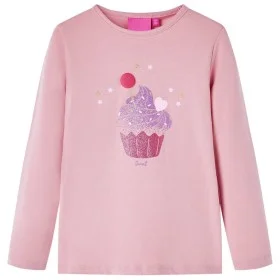 Kinder langärmliges T-Shirt in Hellrosa Größe 104. von vidaXL, Kinder-T-Shirts - Ref: Foro24-14055, Preis: 8,72 €, Rabatt: %