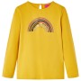 Camiseta infantil de manga larga color ocre 104 by vidaXL, Kids T-shirts - Ref: Foro24-14280, Price: 8,94 €, Discount: %