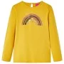 Kinder langärmliges T-Shirt in Ockerfarbe Größe 104 von vidaXL, Kinder-T-Shirts - Ref: Foro24-14280, Preis: 8,85 €, Rabatt: %