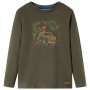 Camiseta infantil de manga larga caqui 92 de vidaXL, Camisetas para niños - Ref: Foro24-13024, Precio: 8,39 €, Descuento: %