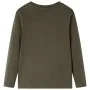 Kinder Langarmshirt in Khaki, Größe 92. von vidaXL, Kinder-T-Shirts - Ref: Foro24-13024, Preis: 8,30 €, Rabatt: %