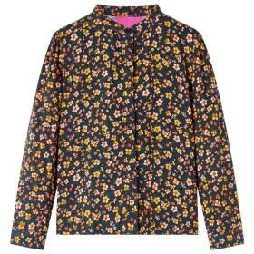 Camisa infantil con cuello mao azul marino 92 de vidaXL, Camisetas para niños - Ref: Foro24-13954, Precio: 12,09 €, Descuento: %