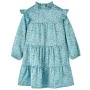 Kleid für Kinder mit langen Ärmeln, blau, Größe 116. von vidaXL, Kinderkleider - Ref: Foro24-14326, Preis: 12,31 €, Rabatt: %