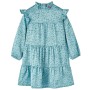 Kleid für Kinder mit langen Ärmeln, blau, Größe 116. von vidaXL, Kinderkleider - Ref: Foro24-14326, Preis: 12,43 €, Rabatt: %