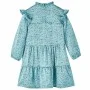 Kleid für Kinder mit langen Ärmeln, blau, Größe 116. von vidaXL, Kinderkleider - Ref: Foro24-14326, Preis: 12,31 €, Rabatt: %