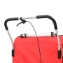 Black and red 2-in-1 bicycle and stroller trailer by vidaXL, Bicycle trailers - Ref: Foro24-91375, Price: 206,66 €, Discount: %