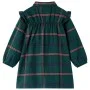Vestido infantil de manga larga y volantes verde oscuro 104 by vidaXL, Children's dresses - Ref: Foro24-14415, Price: 13,30 €...