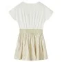 Kinderkleid mit kurzen Ärmeln in Naturfarbe, Größe 140. von vidaXL, Kinderkleider - Ref: Foro24-14696, Preis: 15,16 €, Rabatt: %