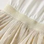 Kinderkleid mit kurzen Ärmeln in Naturfarbe, Größe 140. von vidaXL, Kinderkleider - Ref: Foro24-14696, Preis: 15,16 €, Rabatt: %