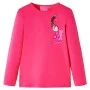 Langärmeliges Kinder-T-Shirt in leuchtendem Rosa, Größe 92. von vidaXL, Kinder-T-Shirts - Ref: Foro24-13589, Preis: 8,59 €, R...