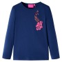 Kinder Langarmshirt in Marineblau, Größe 92. von vidaXL, Kinder-T-Shirts - Ref: Foro24-13594, Preis: 8,66 €, Rabatt: %