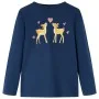 Camiseta infantil de manga larga azul marino 128 by vidaXL, Kids T-shirts - Ref: Foro24-13652, Price: 8,59 €, Discount: %