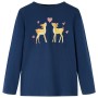 Kinder Langarmshirt in Marineblau, Größe 128. von vidaXL, Kinder-T-Shirts - Ref: Foro24-13652, Preis: 8,66 €, Rabatt: %