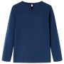 Kinder Langarmshirt in Marineblau, Größe 128. von vidaXL, Kinder-T-Shirts - Ref: Foro24-13652, Preis: 8,66 €, Rabatt: %