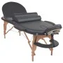 Klappbare Massageliege 4 cm dick 2 Kissen schwarz von vidaXL, Massageliegen - Ref: Foro24-110159, Preis: 206,00 €, Rabatt: %