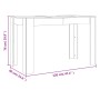 Esstisch aus braunem Eichenfurnierholz 120x60x76 cm. von vidaXL, Küchen- und Esstische - Ref: Foro24-838191, Preis: 70,40 €, ...