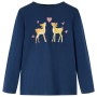 Kinder Langarmshirt in Marineblau, Größe 104. von vidaXL, Kinder-T-Shirts - Ref: Foro24-13650, Preis: 8,66 €, Rabatt: %