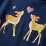 Kinder Langarmshirt in Marineblau, Größe 104. von vidaXL, Kinder-T-Shirts - Ref: Foro24-13650, Preis: 8,59 €, Rabatt: %