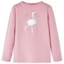 Kinder langärmliges T-Shirt in Hellrosa, Größe 128. von vidaXL, Kinder-T-Shirts - Ref: Foro24-13692, Preis: 8,77 €, Rabatt: %