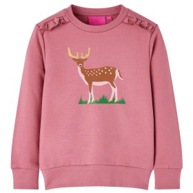 Sudadera infantil color frambuesa 128 by vidaXL, Kids T-shirts - Ref: Foro24-14202, Price: 11,68 €, Discount: %