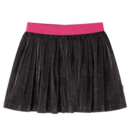 Falda plisada infantil con purpurina azul marino 92 de vidaXL, Pantalones de niños - Ref: Foro24-14822, Precio: 14,10 €, Desc...