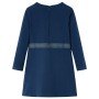 Kleid für Kinder mit langen Ärmeln in Marineblau, Größe 140. von vidaXL, Kinderkleider - Ref: Foro24-14836, Preis: 17,65 €, R...