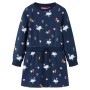 Kleid für Kinder mit langen Ärmeln in Marineblau, Größe 104. von vidaXL, Kinderkleider - Ref: Foro24-14843, Preis: 17,68 €, R...