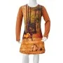 Kleid für Kinder mit langen Ärmeln in der Farbe Cognac, Größe 92. von vidaXL, Kinderkleider - Ref: Foro24-14857, Preis: 13,87...